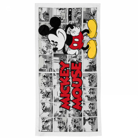 Mickey Mouse Classic Collage Beach Towel